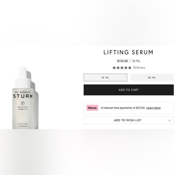 NIB Dr. Barbara Sturm Lifting Serum - Picture 8 of 8